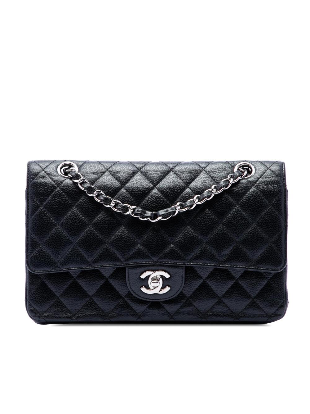 Chanel Medium Classic Caviar Double #290417C60B